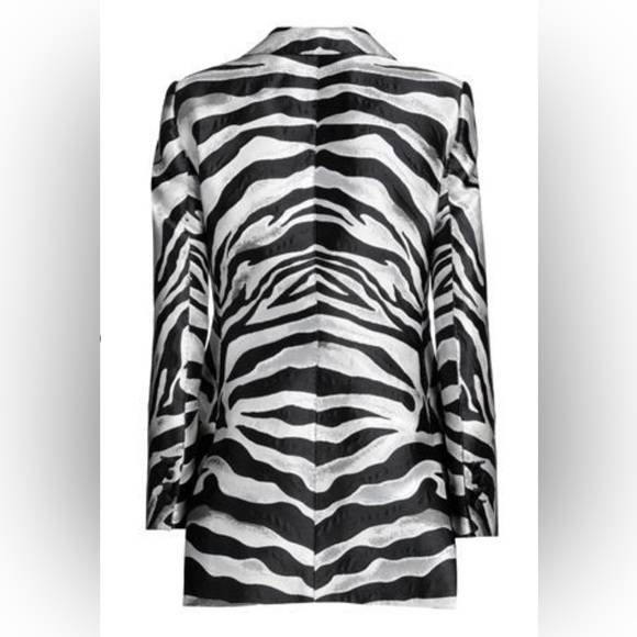 DOLCE & GABBANA
zebra-print lamé jacquard blazer - Picture 2 of 9